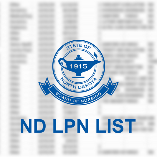 North Dakota Nursing List: LPN